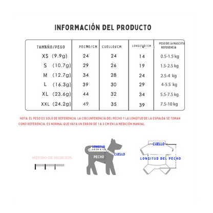 SPORTPET  - Disfraces Divertidos y Lindos Para Mascotas, (PERROS GATOS)